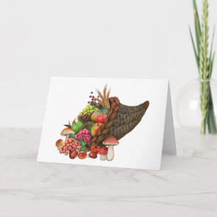 Carte Corbeille de la récolte d'automne - Fruits, légume