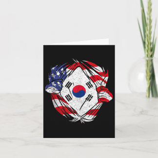 Carte Corée du Sud Aime la Corée du Sud Fierté patriote 