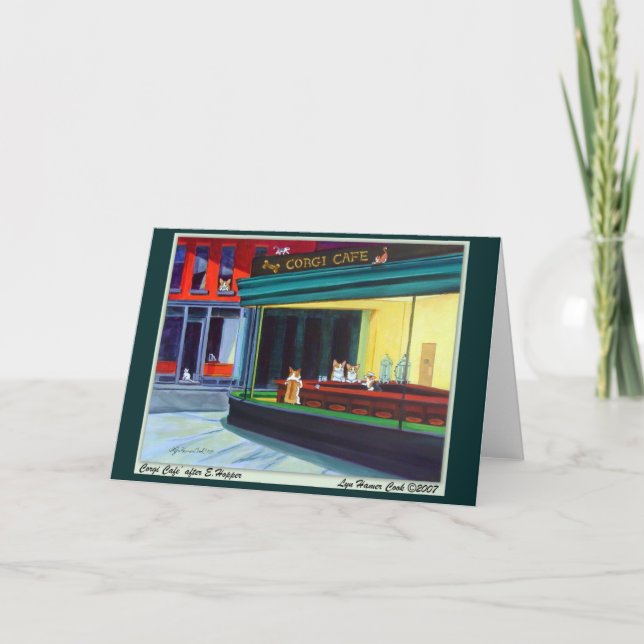 Carte Corgi de Gallois de Pembroke (Devant)