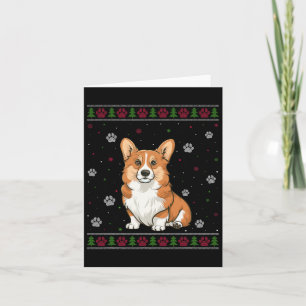 Carte Corgi gallois Sweat de Noël Xmas Animal Chien