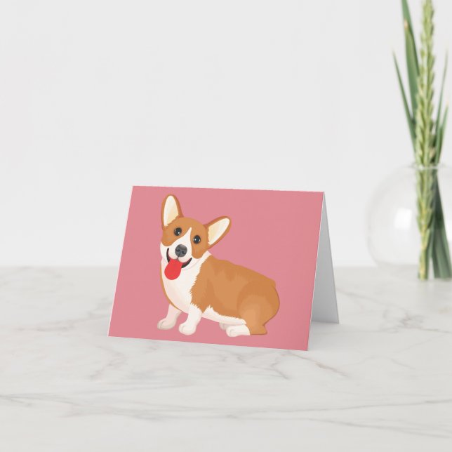 Carte Corgi (Pembroke Welsh) (Devant)