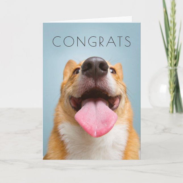 Carte Corgi très heureux des images | de Getty (Devant)