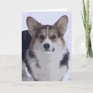 Carte Corgi tricolore