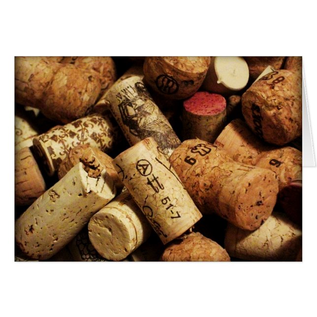 Carte 'Corks'/Vierge (Devant horizontal)