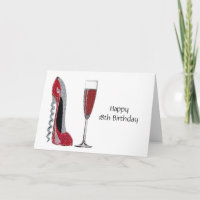 Corkvis talon rouge Stiletto et verre de champagne