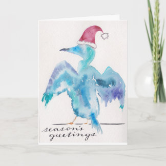 Carte Cormoran de Noël