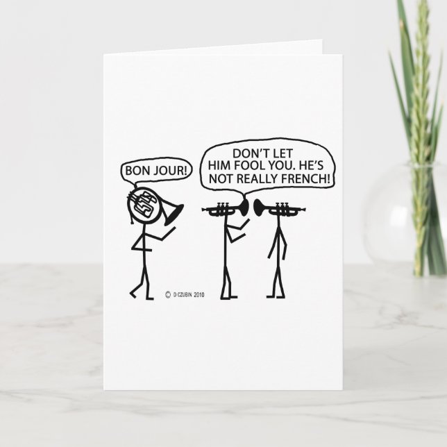 Carte Corne française (Devant)