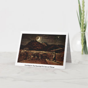 Carte Cornfield In the Moonlight by Samuel Palmer