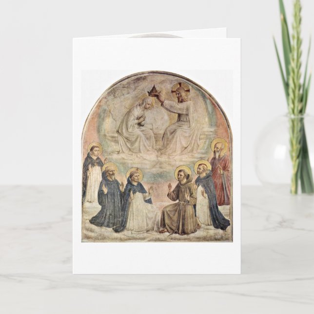 Carte Coronation De La Vierge Par Fra Angelico (Devant)