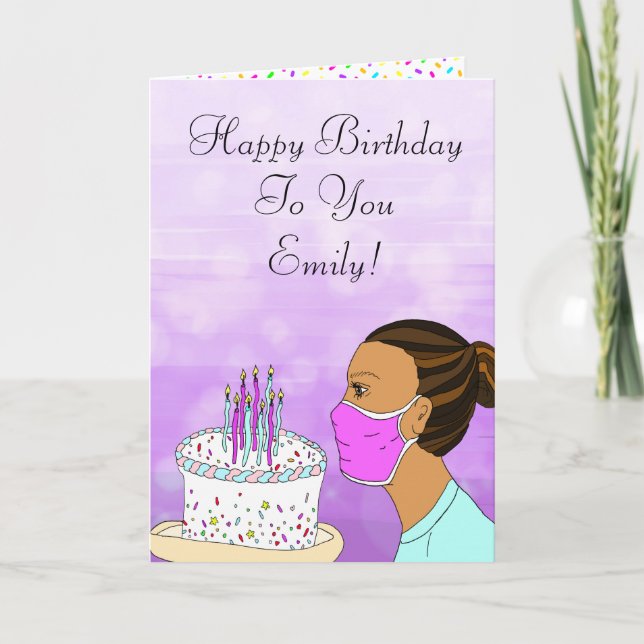 Carte Coronavirus Birthday (Devant)