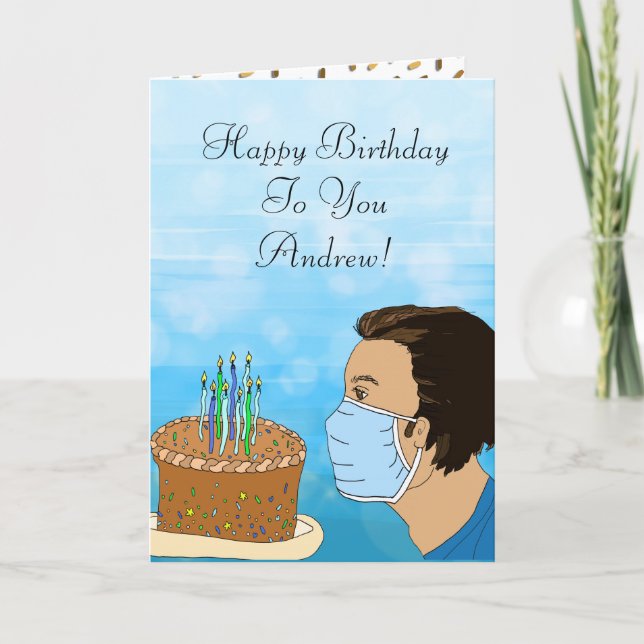 Carte Coronavirus Birthday (Devant)