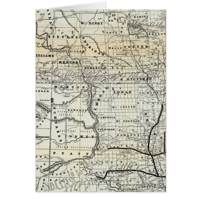 Carte correcte du Dakota (Devant)