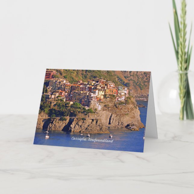 Carte Corriglia (Terre-Neuve) (Devant)