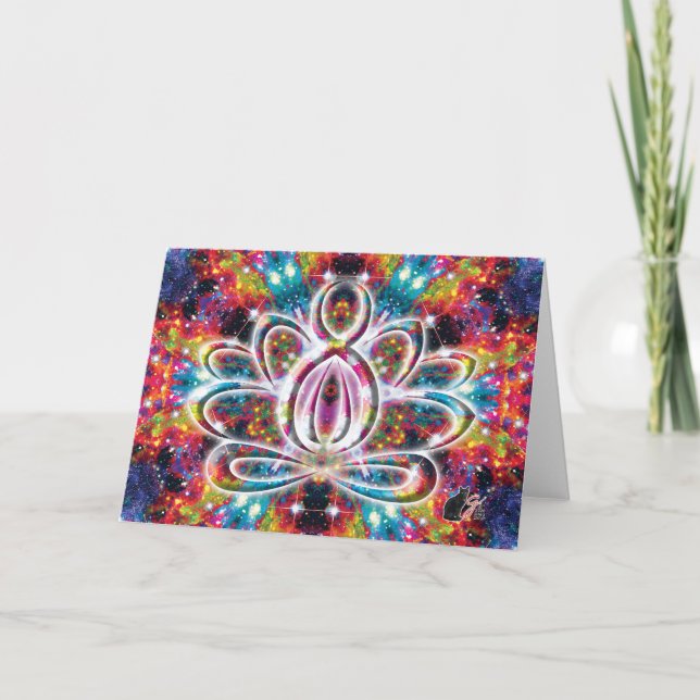 Carte Coruscation Zen Lotus (Devant)