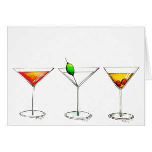 Carte Cosmopolite Martini Manhattan Cocktail