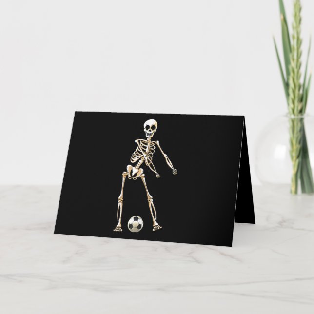 Carte Cosplay de danse flottante Halloween Soccer Soccer (Devant)