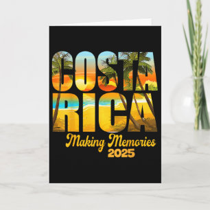 Carte Costa Rica 2025 Créer des souvenirs Famille assort