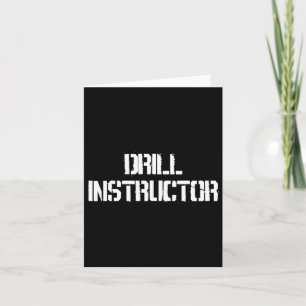 Carte Costume de camp d'entraînement de l'instructeur