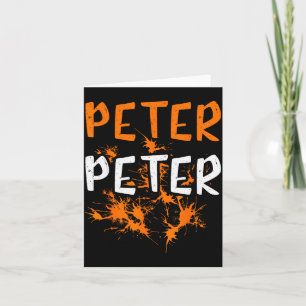 Carte Costume de couple Peter Pumpkin Eater Splash Hallo