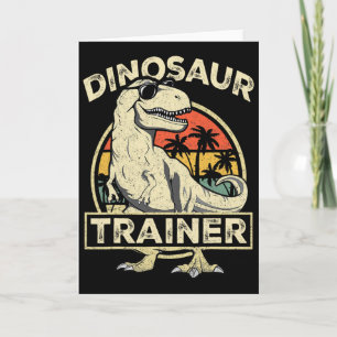 Carte Costume de dinosaure pour Halloween Rétro Dino Out