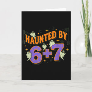 Carte Costume de Halloween 67 Meme hanté par 6-7 