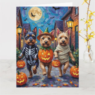 Carte Costume de Halloween pour Trick-or-Treating de Ter