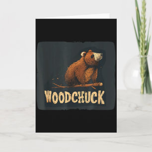 Carte Costume de marmotte cool pour les amateurs de marm