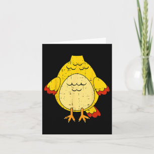 Carte Costume de poulet mignon animal facile Halloween c
