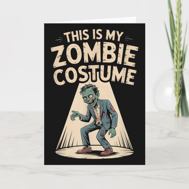 Carte Costume de zombie  (Devant)