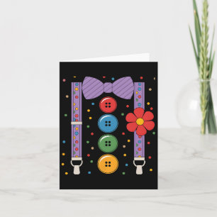 Carte Costume d'Halloween clown 1