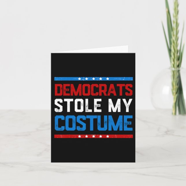 Carte Costume d'Halloween Trump 20241 (Devant)