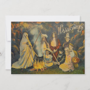 Carte Costume Fantôme Enfants Cowboy Trick Ou Treat