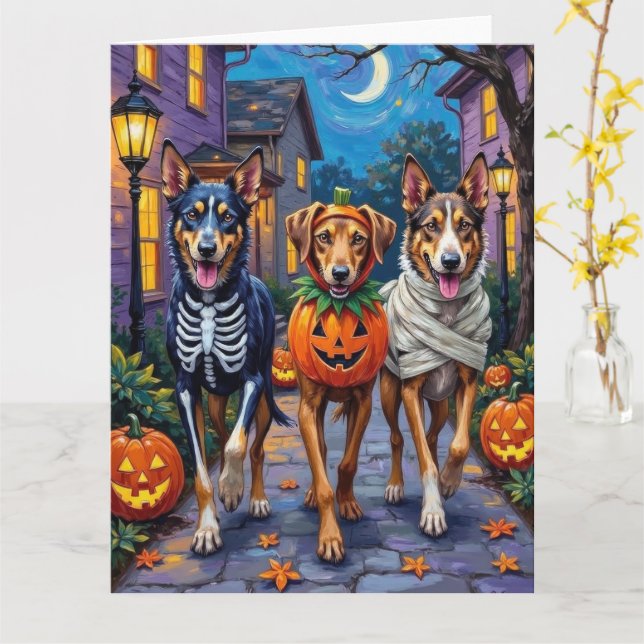 Carte Costumes d'Halloween de Wolfhound (Fleur jaune)
