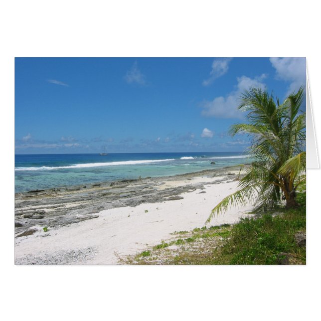 Carte Côte de Huahine (Devant horizontal)