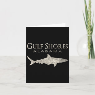 Carte Côte du Golfe Rétro Al Shark
