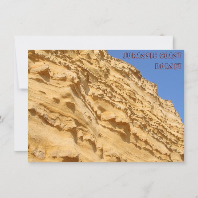 Carte Côte du Jurassique, falaises du Dorset (Devant)