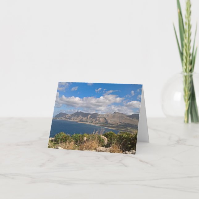 Carte côtière sicilienne. Vide pour ton propre mes (Devant)