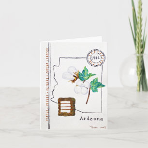 Carte Coton de l'Arizona
