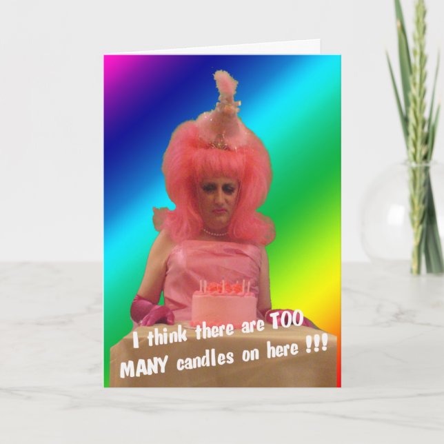 Carte Coton de Miz - gâteau d'anniversaire (Devant)