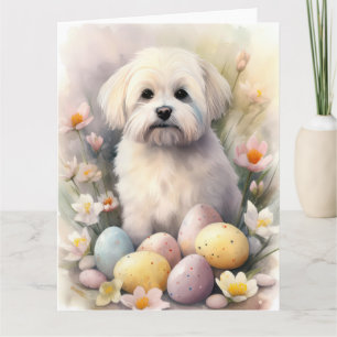 Carte Coton De Tulear avec vacances de Pâques
