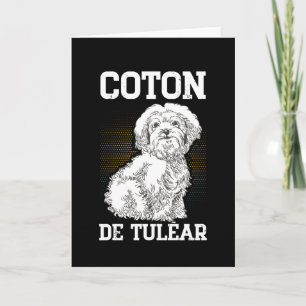 Carte Coton de Tuléar Coton de Tulears du propriétaire
