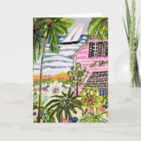 Cottage rose sur la baie I