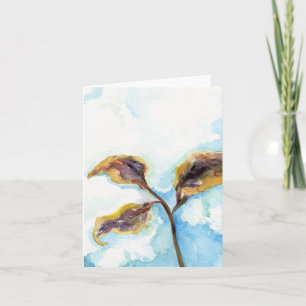 Carte Cotton Boll Notecard