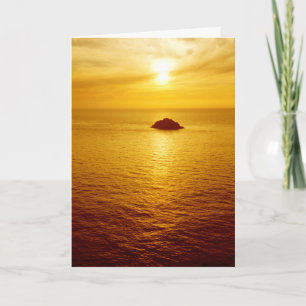 Carte coucher de soleil de Cornwall