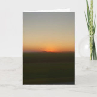 Carte Coucher de soleil en traversant le sud de l'Illino