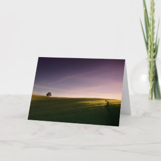 Carte Coucher de soleil minimaliste (Old Linslade 9111)