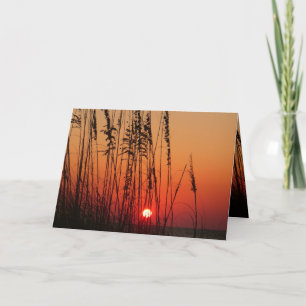 Carte Coucher de soleil parfait - Customisé