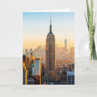 Carte Coucher de soleil sur New York