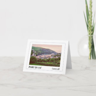 Carte Coucher de soleil sur Port Isaac, Cornouailles