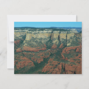 Carte Couches de roches rouges à Sedona Arizona
